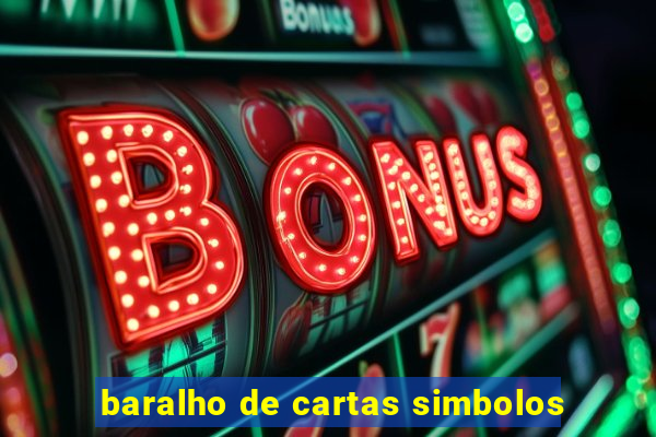 baralho de cartas simbolos